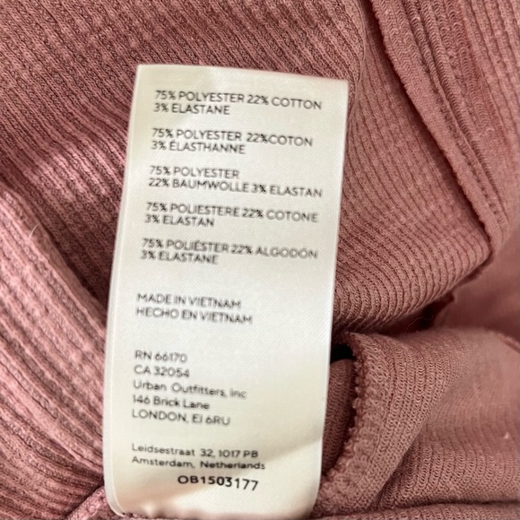 NWT Free People Size XS Gia Long Vest Lilac Wine Mauve Ribbed Sleeveless Boho - Picture 9 of 11